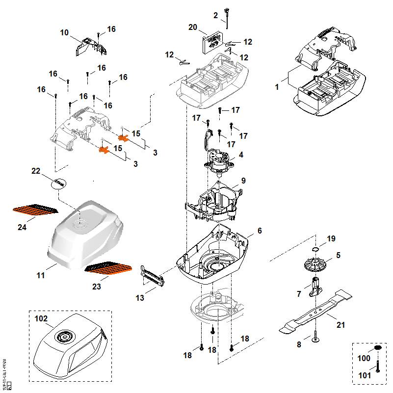 STIHL 00006000200 - STIHL Moteur électrique (OEM 0000-600-0200)