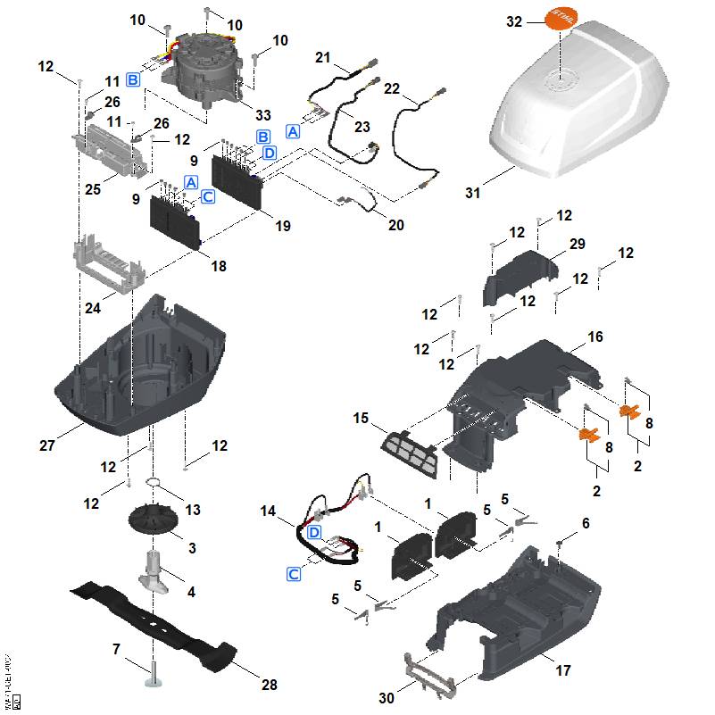 STIHL 00009511105 - Screw IS-P5x14-T27
