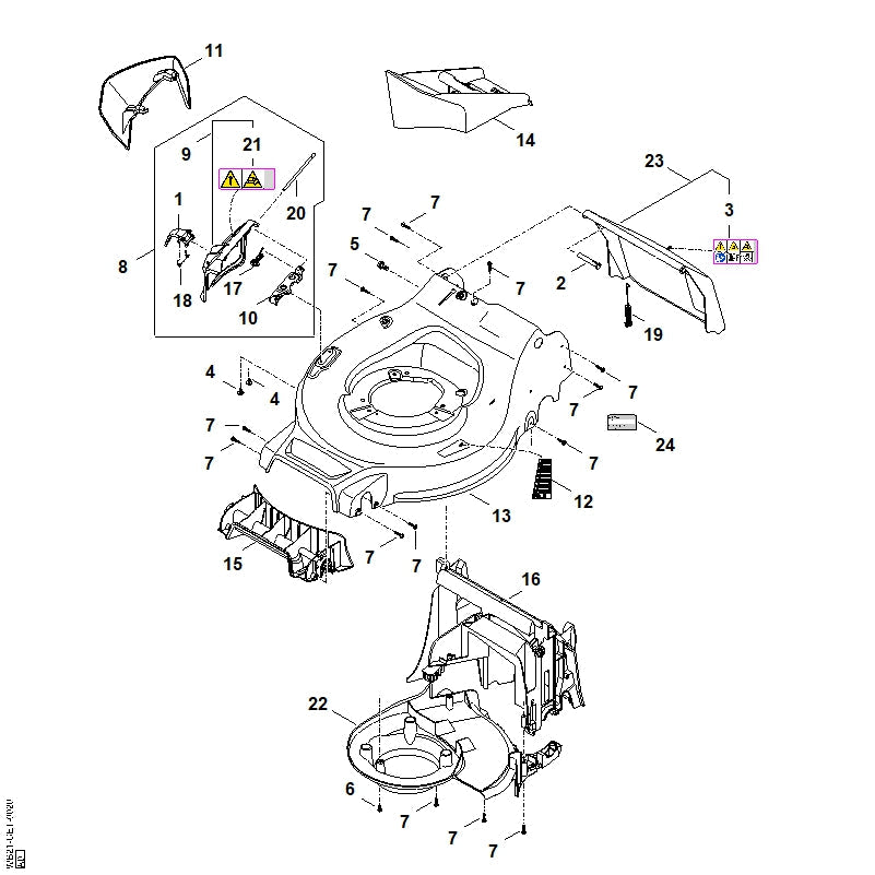STIHL 00007060105 - Lock