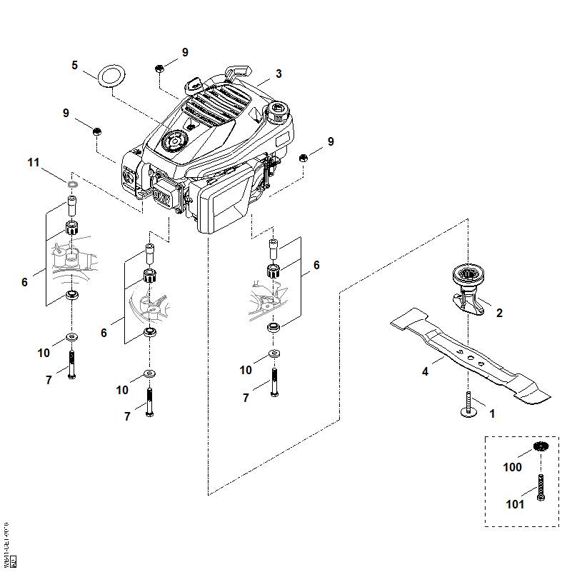 STIHL 00009513504 - Screw