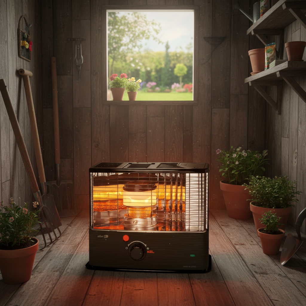 Zibro RC 32 Poêle à pétrole à mèche double combustion