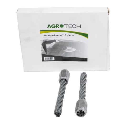 AgroTech Brosses de désherbage pour Tielbürger - Lot de 10