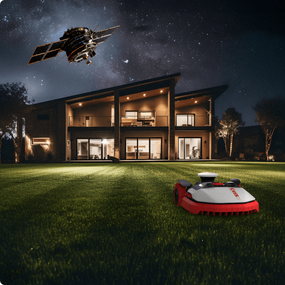 Kress KR230E Robot tondeuse RTKⁿ avec OAS - Sans fil - 8 000 m²