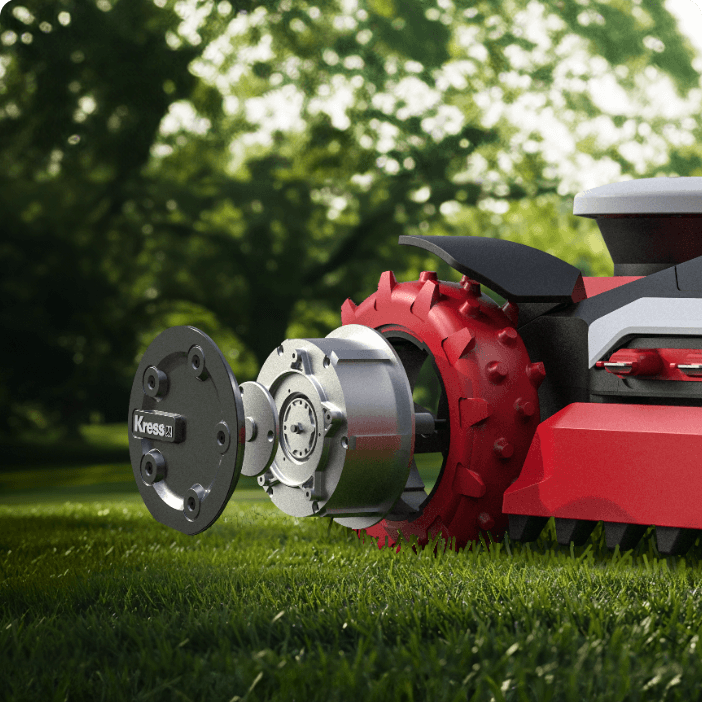 Kress KR233E Robot tondeuse RTKⁿ avec OAS - Sans fil - 12 000 m²