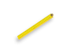 Hultafors Mètre pliant en fibre de verre jaune - 1 mètre