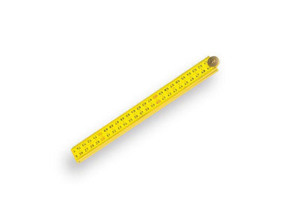 Hultafors Mètre pliant en fibre de verre jaune - 1 mètre