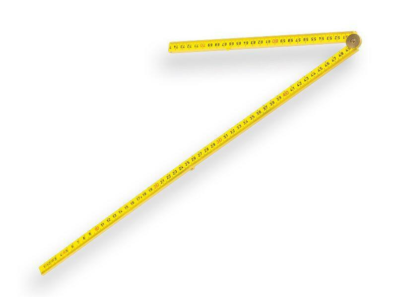 Hultafors Mètre pliant en fibre de verre jaune - 1 mètre