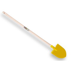 Atlas Pelle pour enfant pointue avec manche - Jaune