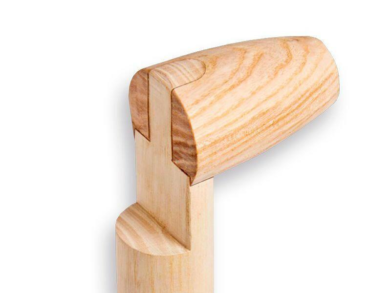 Manche de pelle courbé Atlas - 130 cm