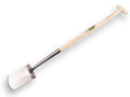 Atlas Bêche col de cygne lame diamant polie - manche Hickory en T 80 cm