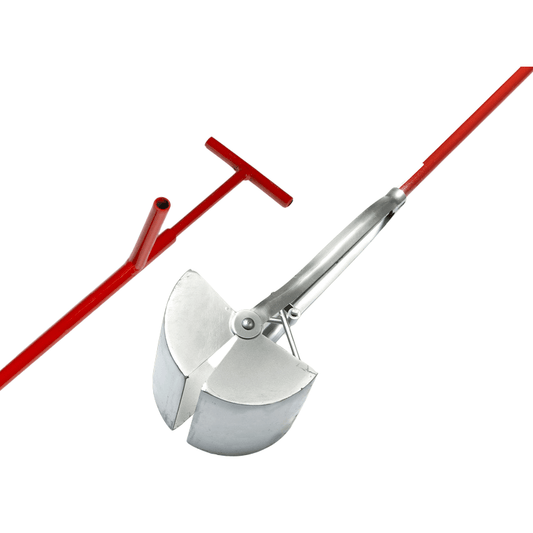 EasyGrab Pelle à puits 20 cm Modèle carré - avec manche 150 cm