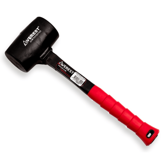 Everest Maillet en caoutchouc avec manche en fibre de verre - 320 g