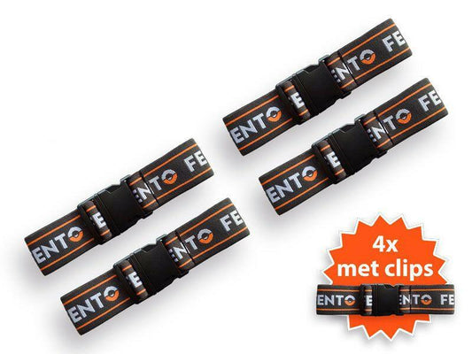 Élastiques Fento avec clip pour genouillères 400 et MAX (lot de 4)