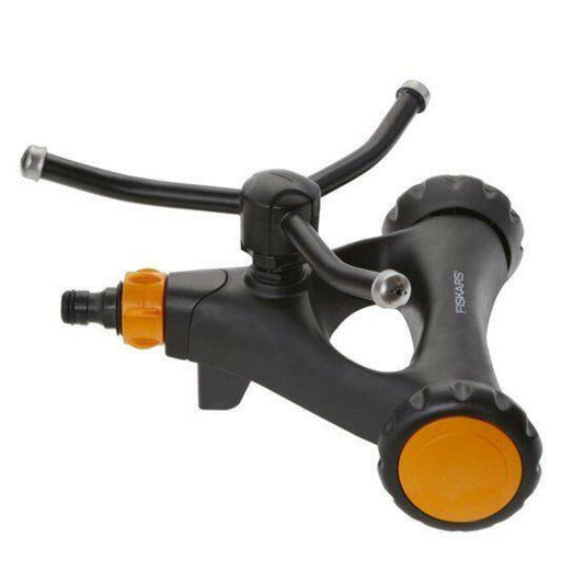 Fiskars Asperseur circulaire en métal sur roues