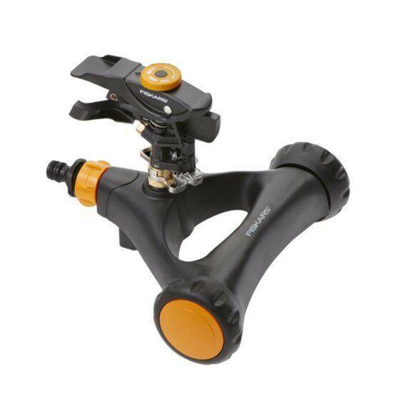 Fiskars Arroseur sectoriel en métal avec roues