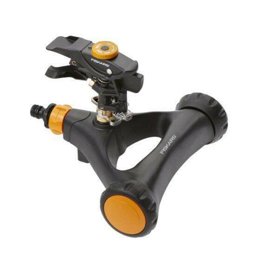 Fiskars Arroseur sectoriel en métal avec roues