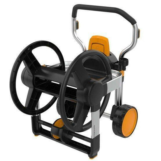 Fiskars Dévidoir de tuyau XL manuel avec roues - sans tuyau