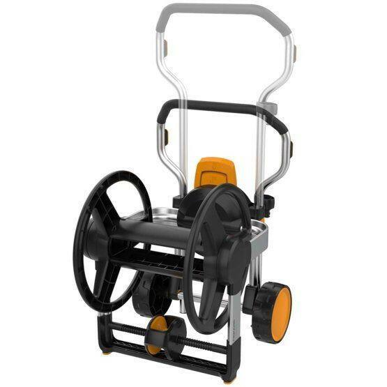 Fiskars Dévidoir de tuyau XL manuel avec roues - sans tuyau