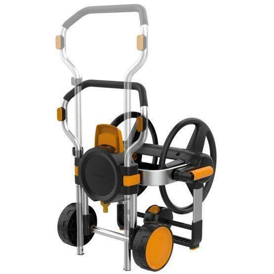 Fiskars Dévidoir de tuyau XL manuel avec roues - sans tuyau