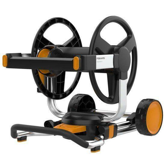 Fiskars Dévidoir de tuyau XL manuel avec roues - sans tuyau