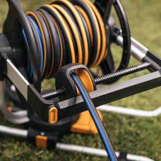 Fiskars Dévidoir de tuyau XL manuel avec roues - sans tuyau