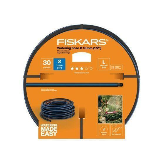 Fiskars Tuyau d'arrosage 13 mm (1/2"), 30 m