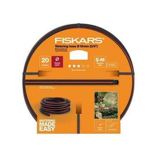 Fiskars Tuyau d’arrosage 19 mm (3/4"), 20 m