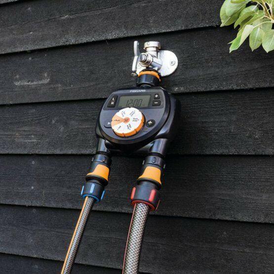 Fiskars Programmateur d’arrosage à double sortie