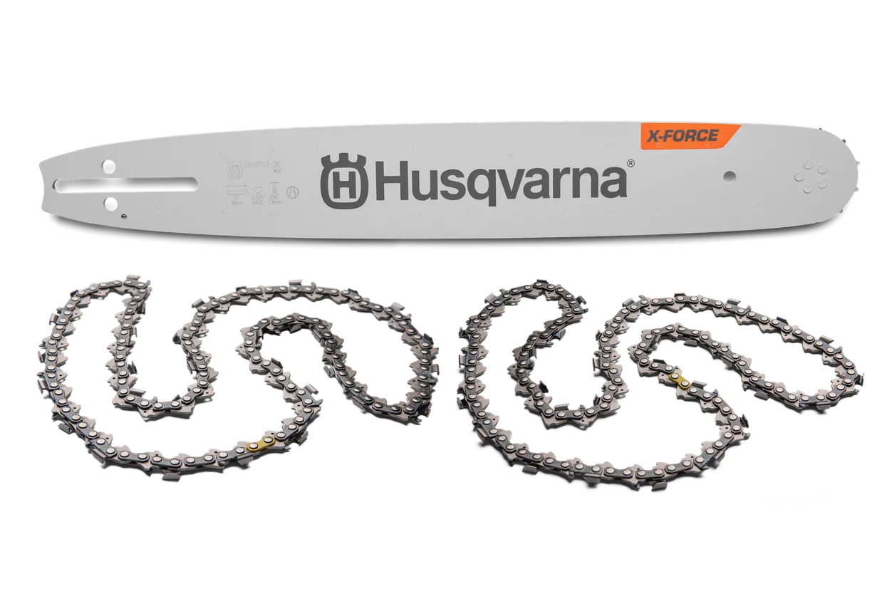Husqvarna X-Force & SP33G Kit incl. chaînes et guide-chaîne de tronçonneuse