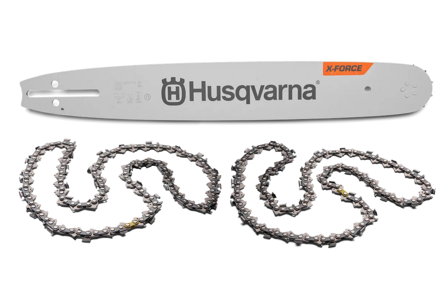 Husqvarna X-Force & SP33G Kit incl. chaînes et guide-chaîne de tronçonneuse
