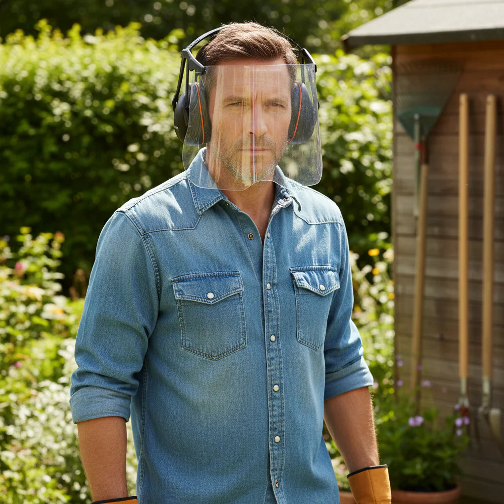 Husqvarna Protection auditive avec visière Gardener – casque antibruit
