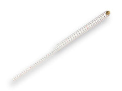 Hultafors Mètre pliant en fibre de verre blanc - 1 m