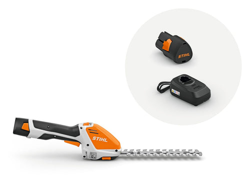 STIHL HSA 26 Cisaille à arbustes et à gazon sur batterie - 20 cm avec batterie & chargeur