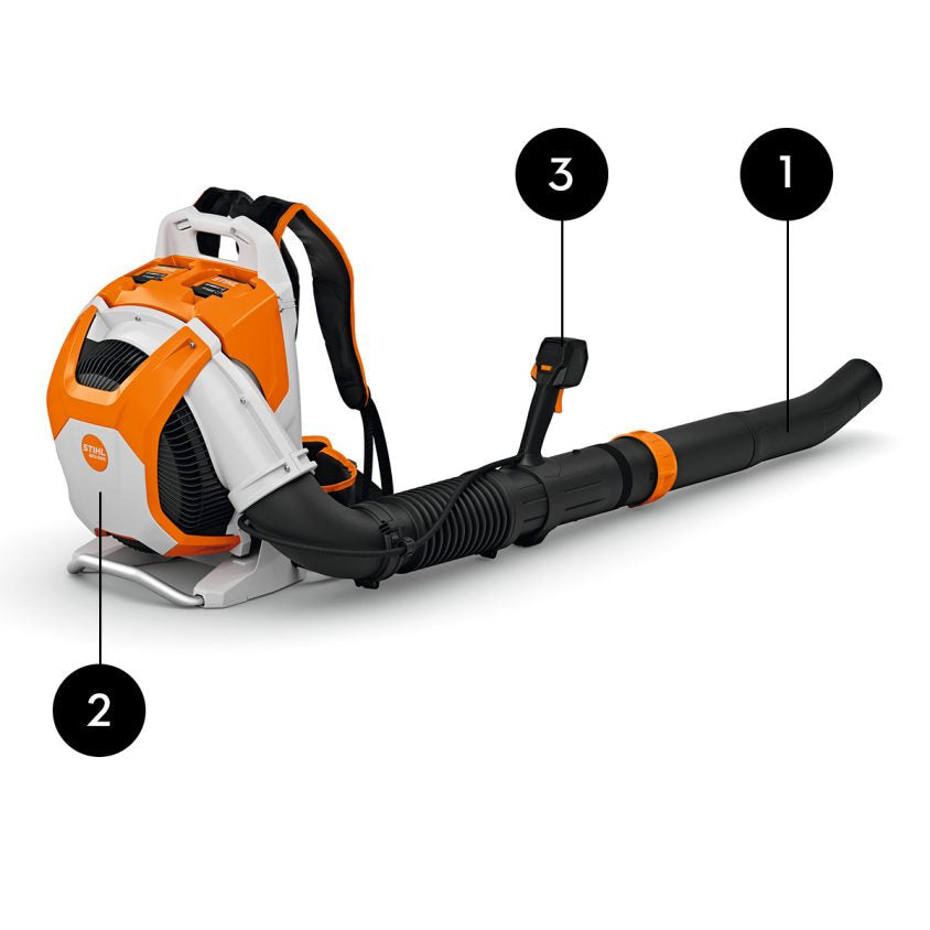 STIHL BRA 600 Souffleur à dos à batterie – Corps seul