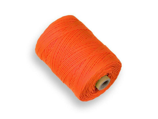 Labora Cordeau de Traçage Nylon Orange Fluo - 200 mètres