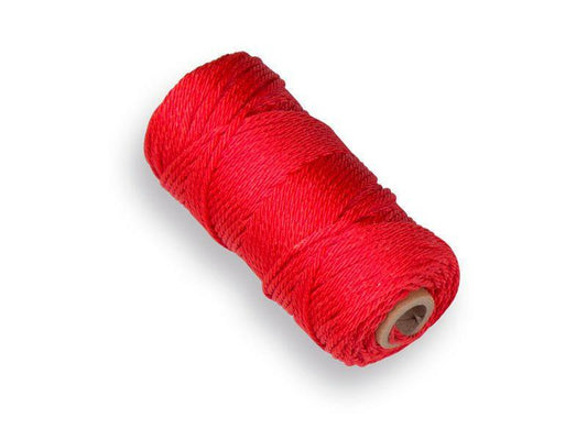 Labora Cordeau de traçage en nylon rouge - 50 mètres