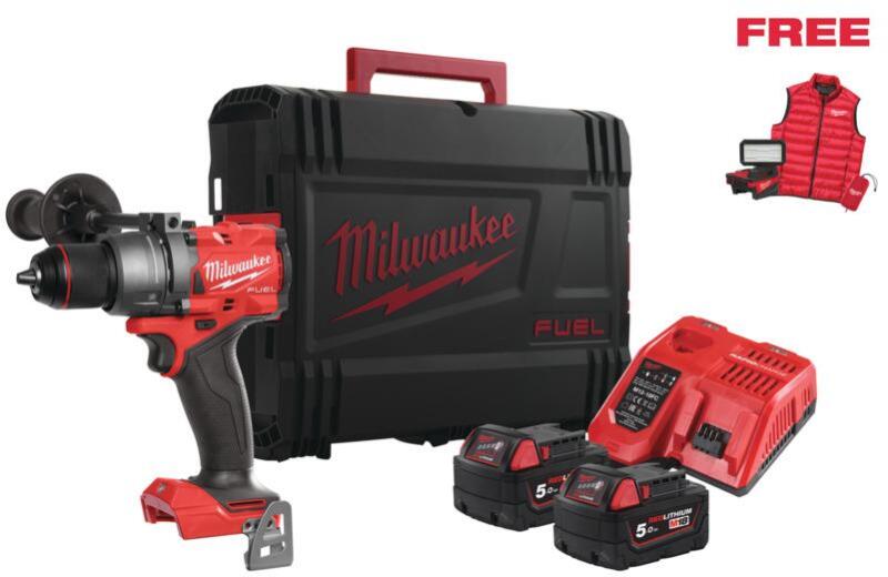 Milwaukee M18 FPD3MC-502X FUEL - Kit perceuse à percussion