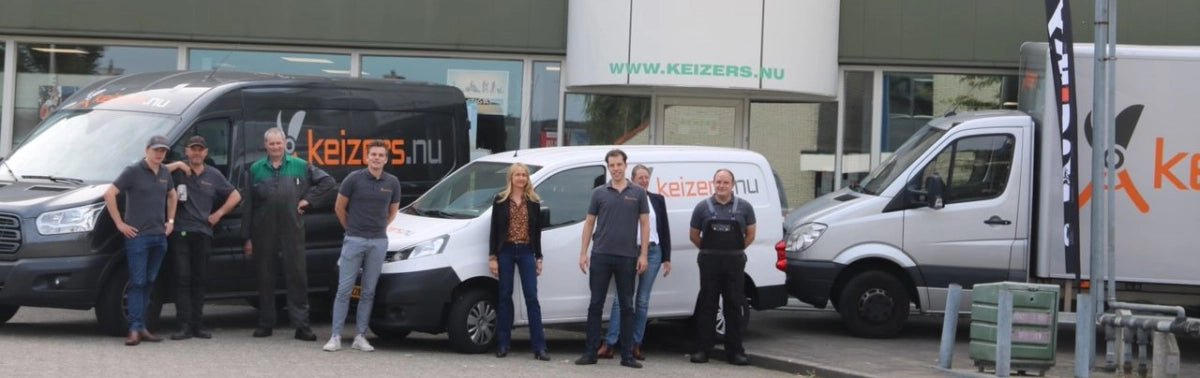 Showroom et équipe de Keizers Haaksbergen