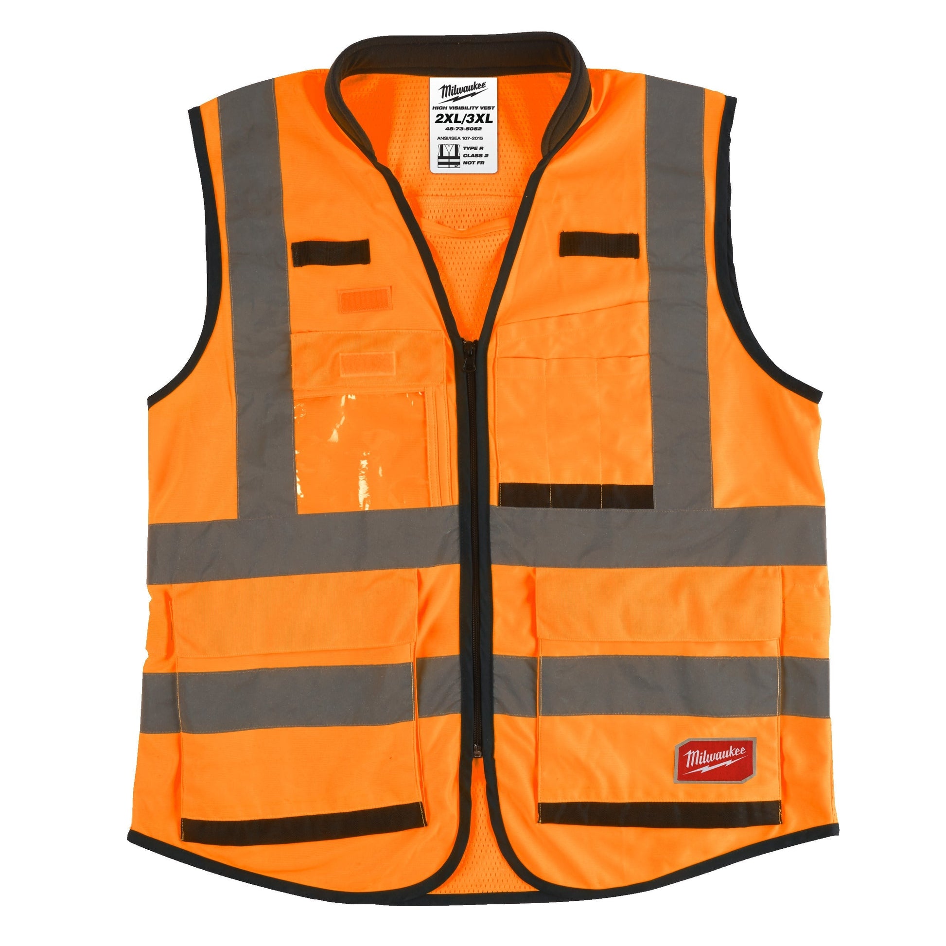 Gilet de sécurité haute visibilité Milwaukee Premium - Orange
