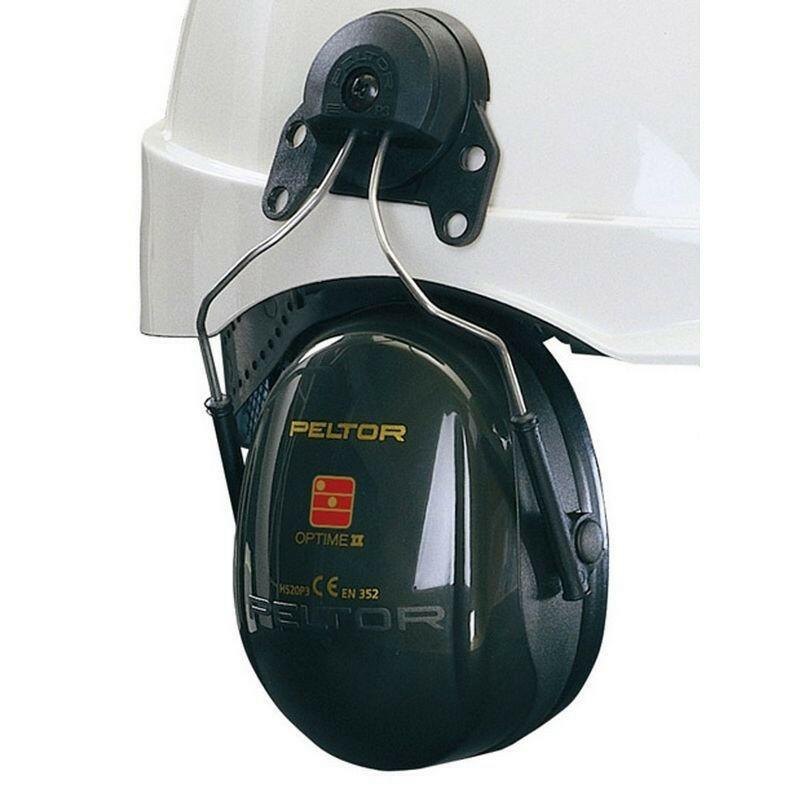Peltor Optime II Coquilles antibruit à fixation sur casque