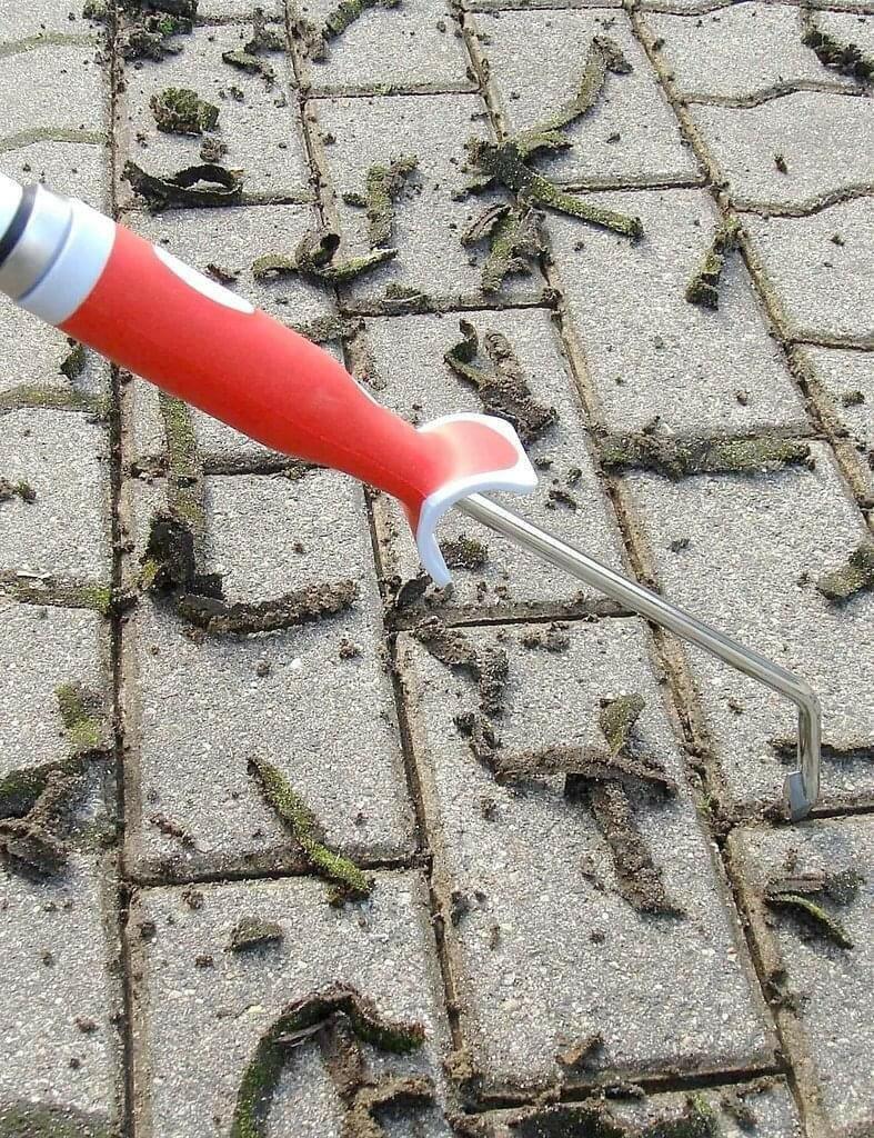 Rillenfix Désherbeur de joints avec manche télescopique