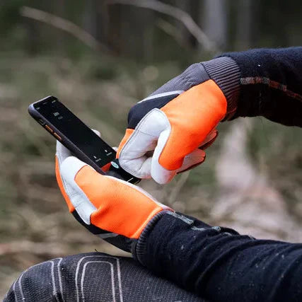 Gants techniques Husqvarna avec protection tronçonneuse - Taille XXL