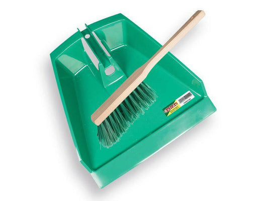 Solide Pelle et Balayette Vert XL Plastique
