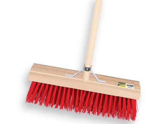 Solide Balai de rue PPN - 41 cm avec porte-manche et manche IKAPE 150 x 2,8 cm