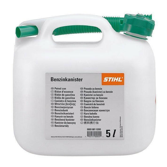 STIHL jerrican d’essence transparent 5 litres