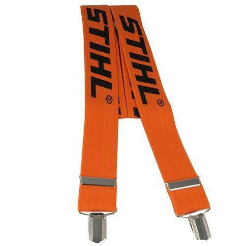 STIHL Bretelles orange avec clips métalliques/plastique - 130 cm