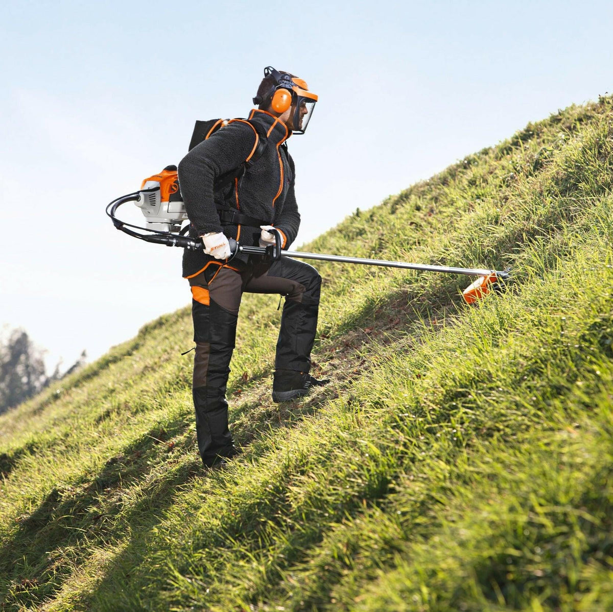 STIHL FR 410 C-E Ruggedragen Bosmaaier