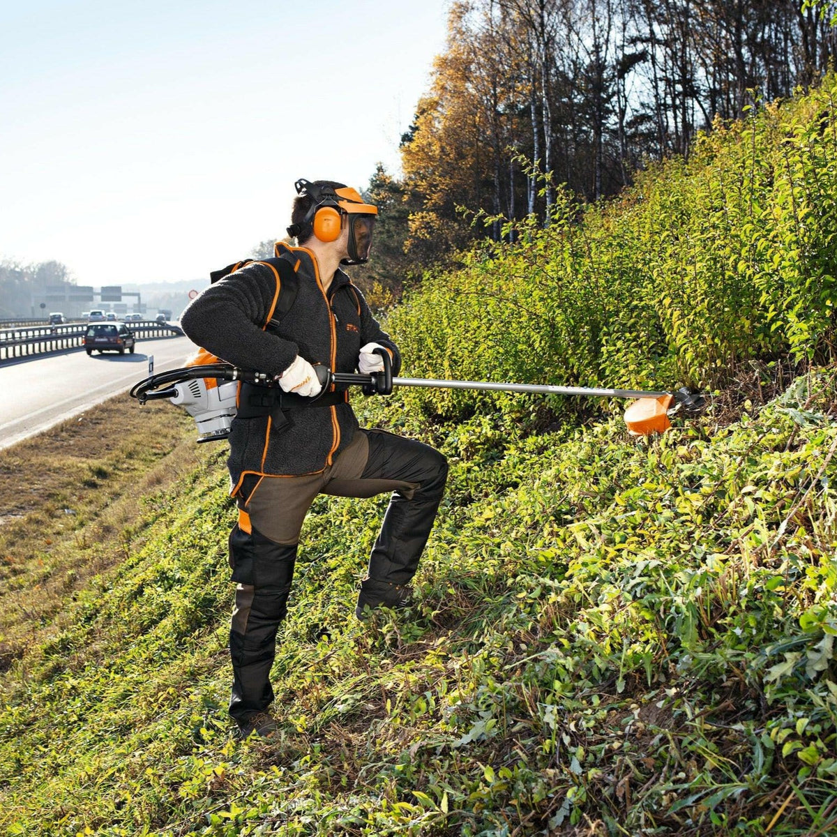 STIHL FR 410 C-E Ruggedragen Bosmaaier