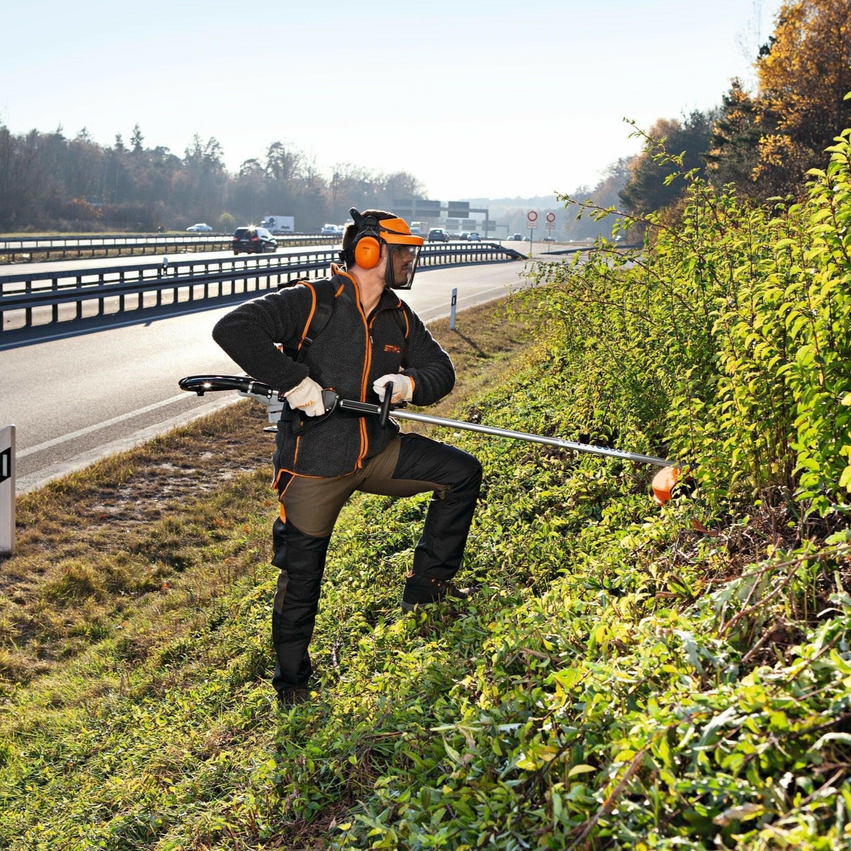 STIHL FR 410 C-E Ruggedragen Bosmaaier