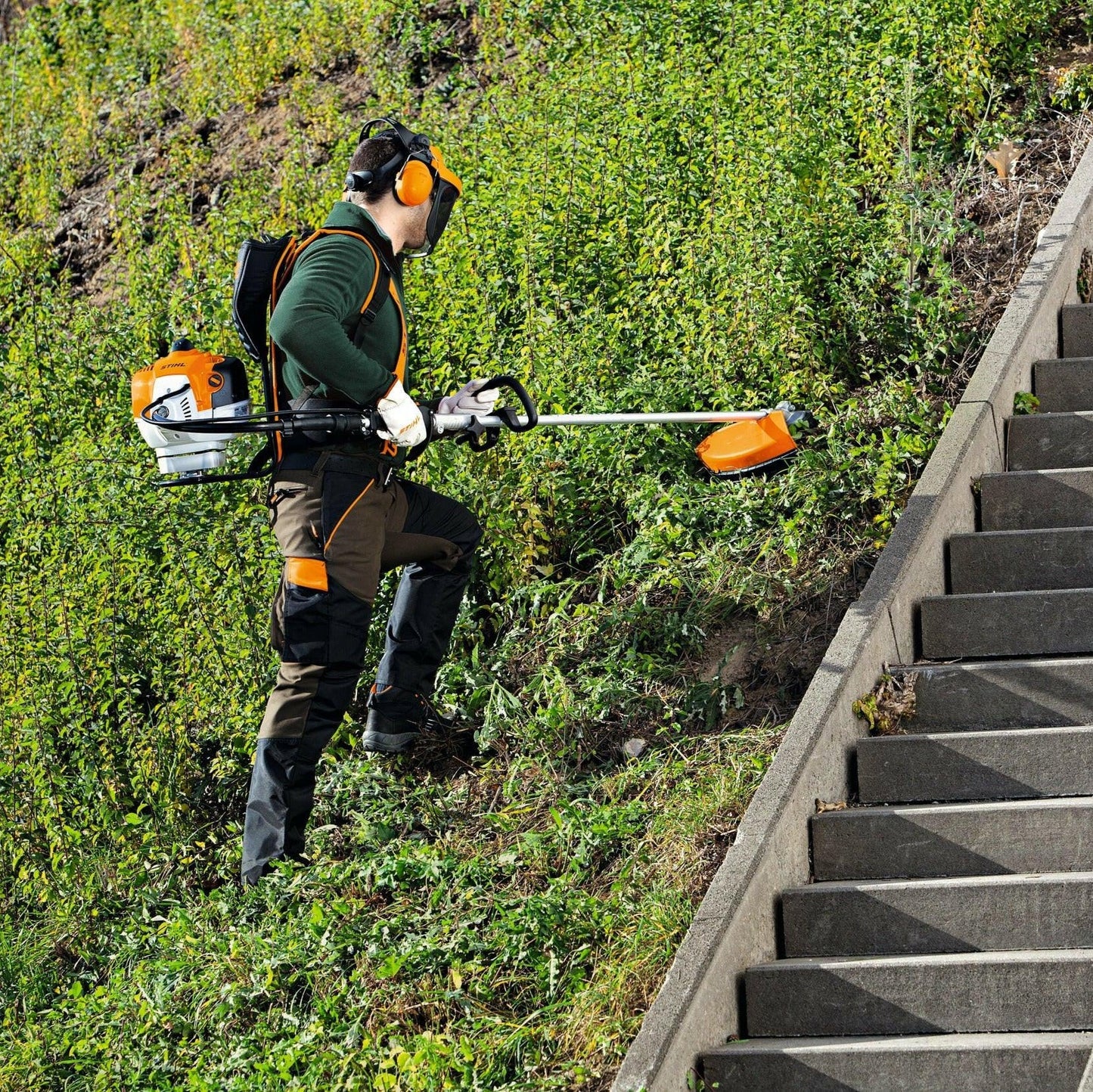 STIHL FR 460 TC-EFM Ruggedragen Bosmaaier